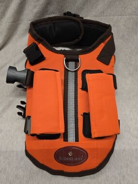 Orange XXSmall Pets Safety Harness Vest/Life Jacket